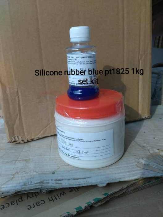 gallery/Silicone rubber blue pt1825 1kg